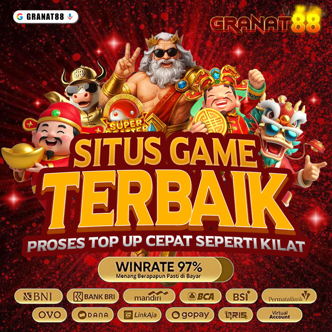 Sertifikat, penghargaan, tanda, atau dokumen yang dipajang di GRANAT88